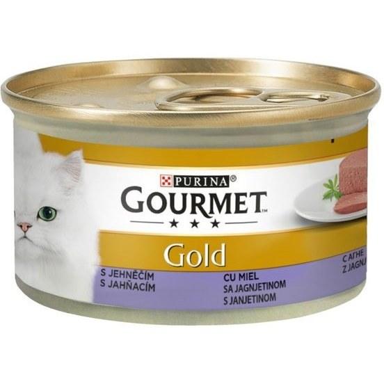 کنسرو گربه برند گورمت طعم گوشت بره(آلمانی) وزن 85 گرم