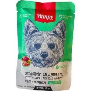 پوچ سگ برند ونپی طعم مرغ و خوک و گوشت وزن 80 گرم